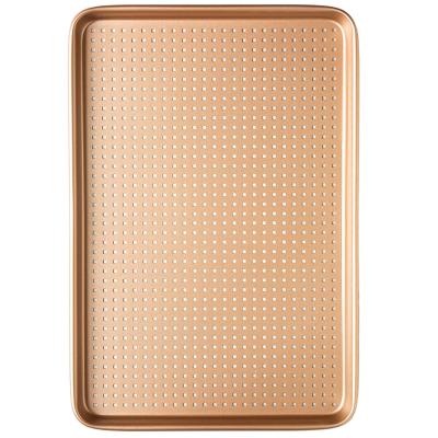 Bandeja perforada antiadherente Cookies oro