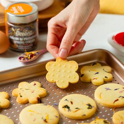 Bandeja perforada antiadherente Cookies oro