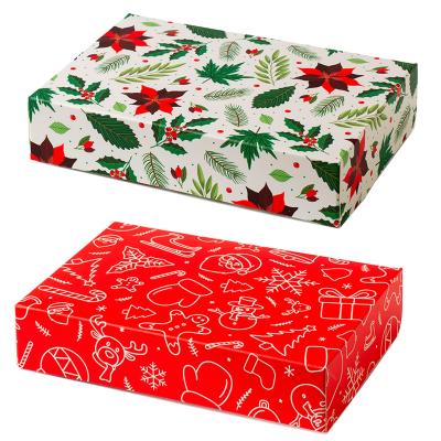 Caja para pasteles y dulces Navidad 23x16x5 surtid