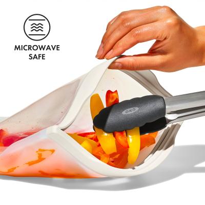 Bolsa con base reutilizable silicona Oxo