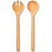 Juego 2 cubiertos servir ensalada madera Oxo