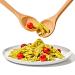 Juego 2 cubiertos servir ensalada madera Oxo