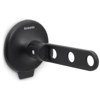 Gancho colgador para ropa ventosa negro