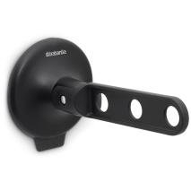 Gancho colgador para ropa ventosa negro