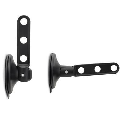 Gancho colgador para ropa ventosa negro