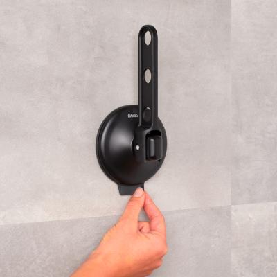Gancho colgador para ropa ventosa negro
