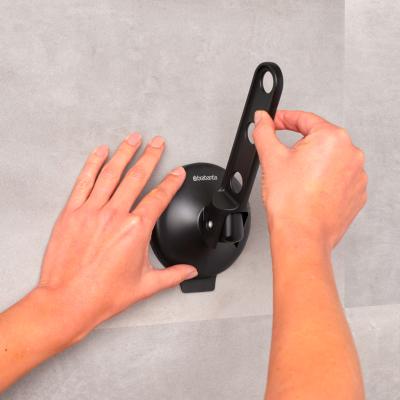 Gancho colgador para ropa ventosa negro