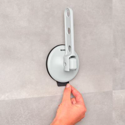 Gancho colgador para ropa ventosa gris