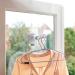 Gancho colgador para ropa ventosa gris