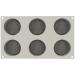Molde silicona multicavidad mini Hiver x6