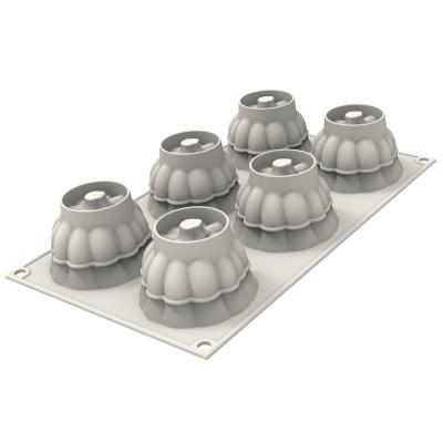 Molde silicona multicavidad Calabaza 3D x6