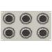 Molde silicona multicavidad Calabaza 3D x6