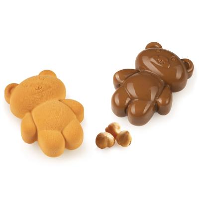 Molde silicona Teddy Bear x8 68 ml