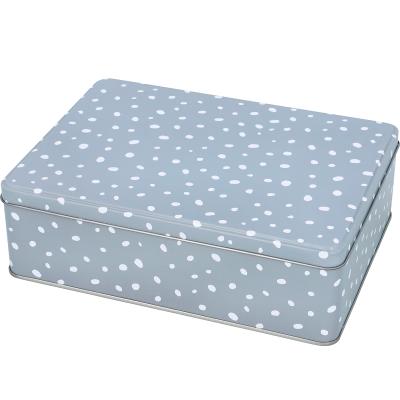 Caja metal Winter gris Copo nieve