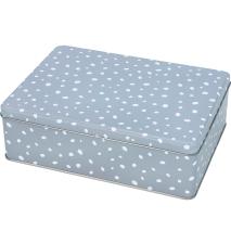 Caja metal Winter gris Copo nieve