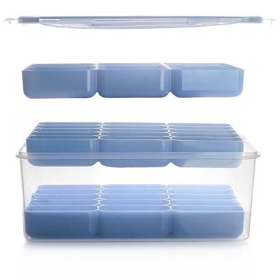 Tupper para 45 croquetas 3 niveles