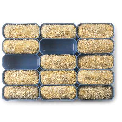 Tupper para 45 croquetas 3 niveles