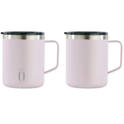 Taza mug trmica cermica Runbott 440 ml rosa