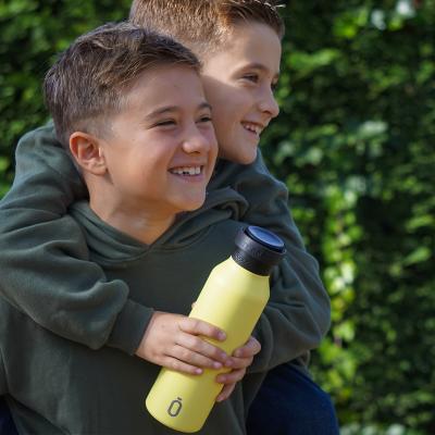 Botella t�rmica cer�mica Runbott MII 600 ml lim�n