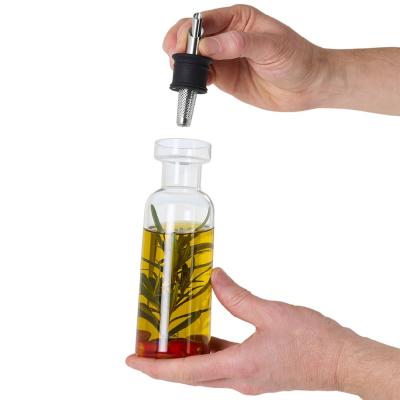 Aceitera con filtro inox para picante/aromas