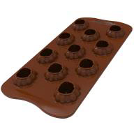 Motllo bombons silicona 3D Carbassa x11