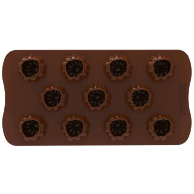 Molde bombones silicona 3D Calabaza x11