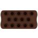 Molde bombones silicona 3D Mueco Nieve