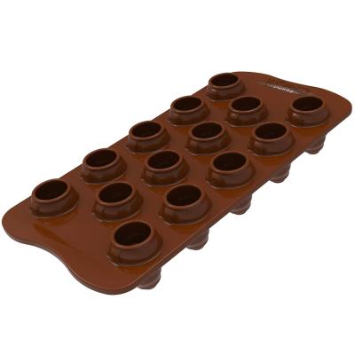 Molde bombones silicona 3D Mueco Nieve