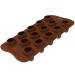 Molde bombones silicona 3D Mueco Nieve