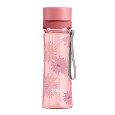 Botella Zoku 400 ml pink floral