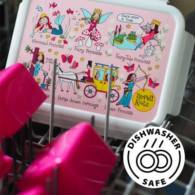 Fiambrera infantil con divisiones Unicornios