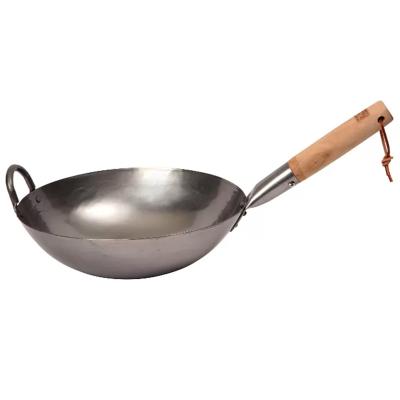 Wok Craft Hand beaten natural fondo redondo 30 cm
