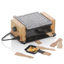 Raclette elctrica piedra madera Bedretto 4p