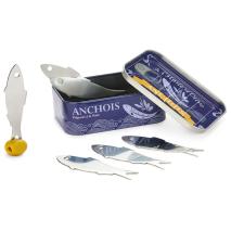 Set 6 forquilles aperitiu Anchova en llauna