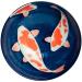 Bol pez japons Koi 21,5 cm alto
