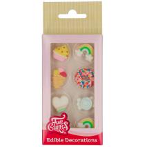Set 8 decoracions de sucre Sweet Celebration