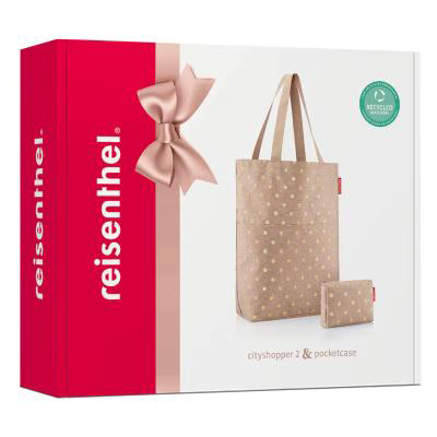 Bolsa compra city set 2 Reisenthel metallic dots