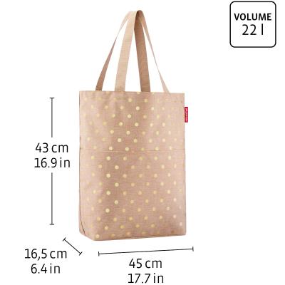 Bolsa compra city set 2 Reisenthel metallic dots