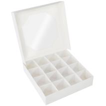 5x Caja para trufas con 16 insertos