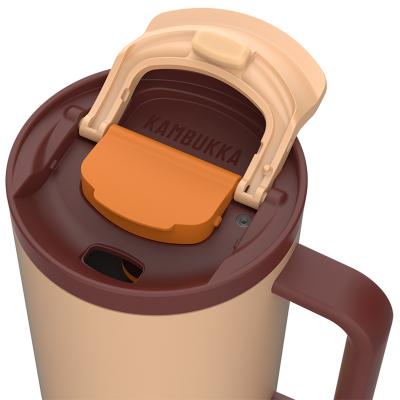 Termo tumbler con pajita Kambukka Rio 950ml almond