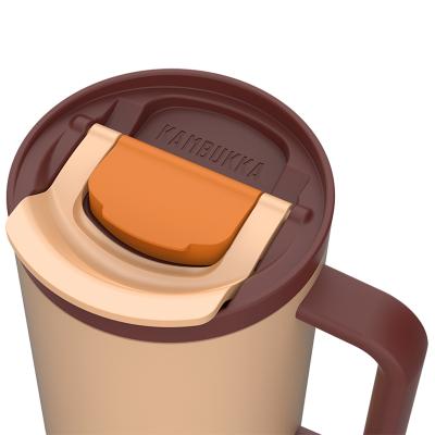 Termo tumbler con pajita Kambukka Rio 950ml almond