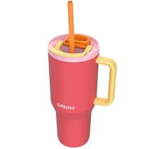 Termo tumbler amb canya Kambukka Rio 950 ml pink