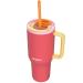 Termo tumbler con pajita Kambukka Rio 950ml pink