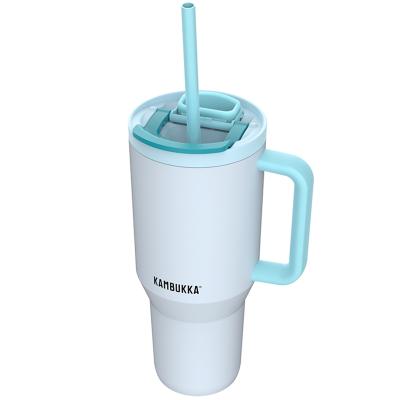 Termo tumbler con pajita Kambukka Rio 950ml coco