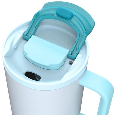 Termo tumbler con pajita Kambukka Rio 950ml coco