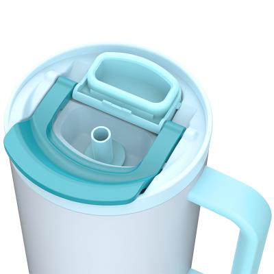 Termo tumbler con pajita Kambukka Rio 950ml coco