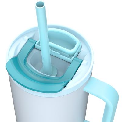 Termo tumbler con pajita Kambukka Rio 950ml coco