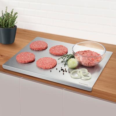 Tabla multifunci�n inox reversible 45x35 cm