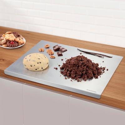 Tabla multifuncin inox reversible 45x35 cm