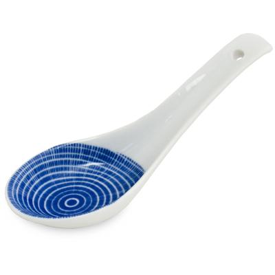 Cuchara porcelana rice blue